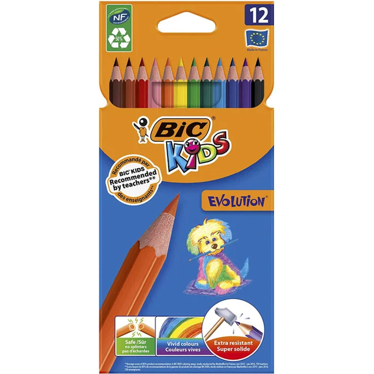 BIC Bunststifte KIDS Evolution 12er Set – Bild 1
