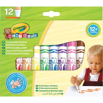 Crayola Filzstifte Set – 24 Auswaschbare Farben F Produktbild-Vorschau 2