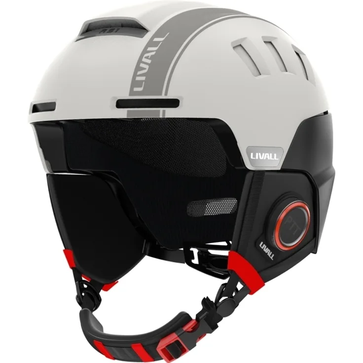 Livall RS1 Helm mit offenem Visier Hartschalenbau Schnappverschluss-System Matt