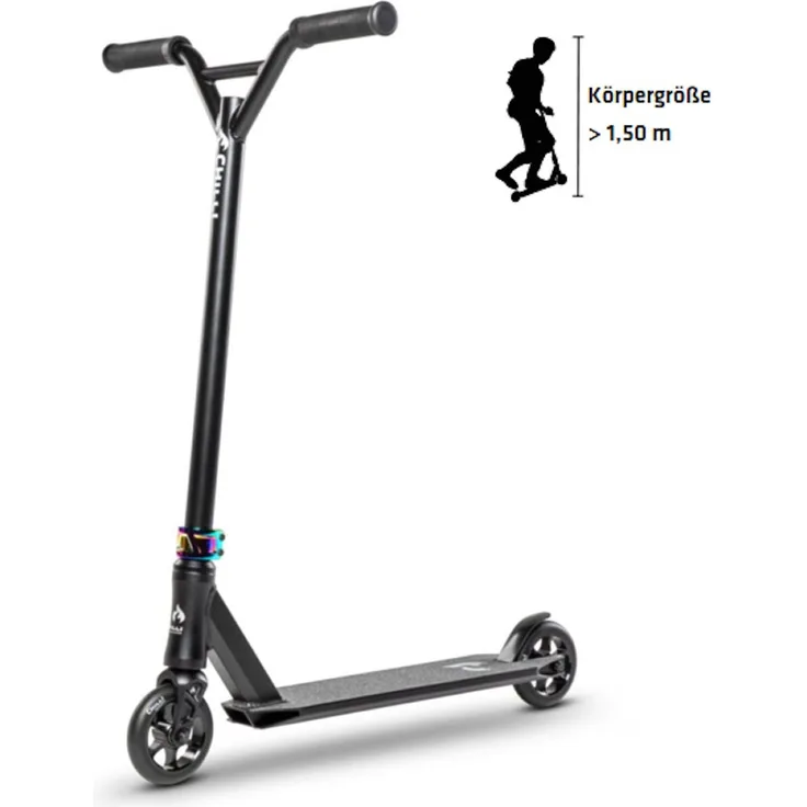 Chilli 5000 Stuntscooter black neochrome