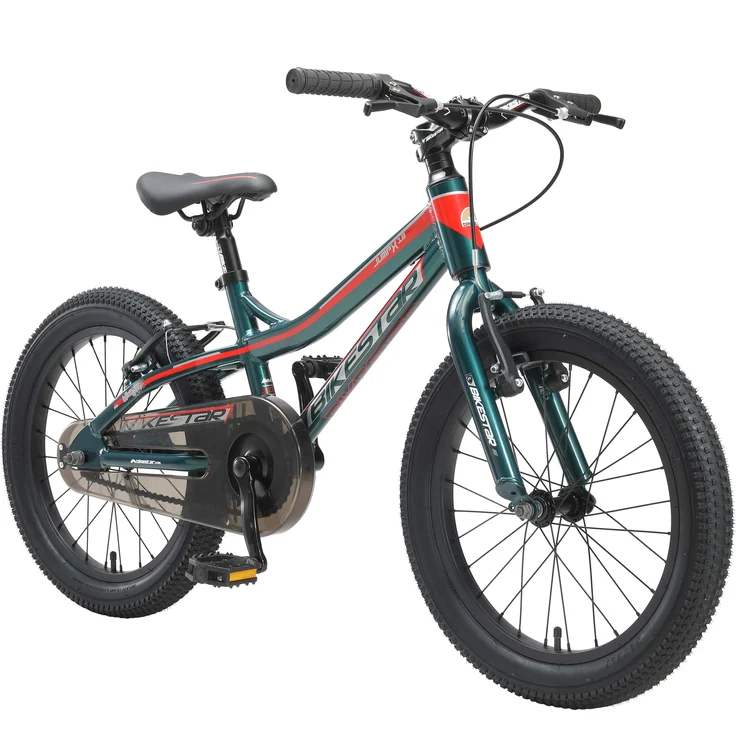 BIKESTAR Kinder Fahrrad MTB ab 5 Jahre | 18 Zoll Alu Mountainbike Kinderrad | Grün – Bild 1