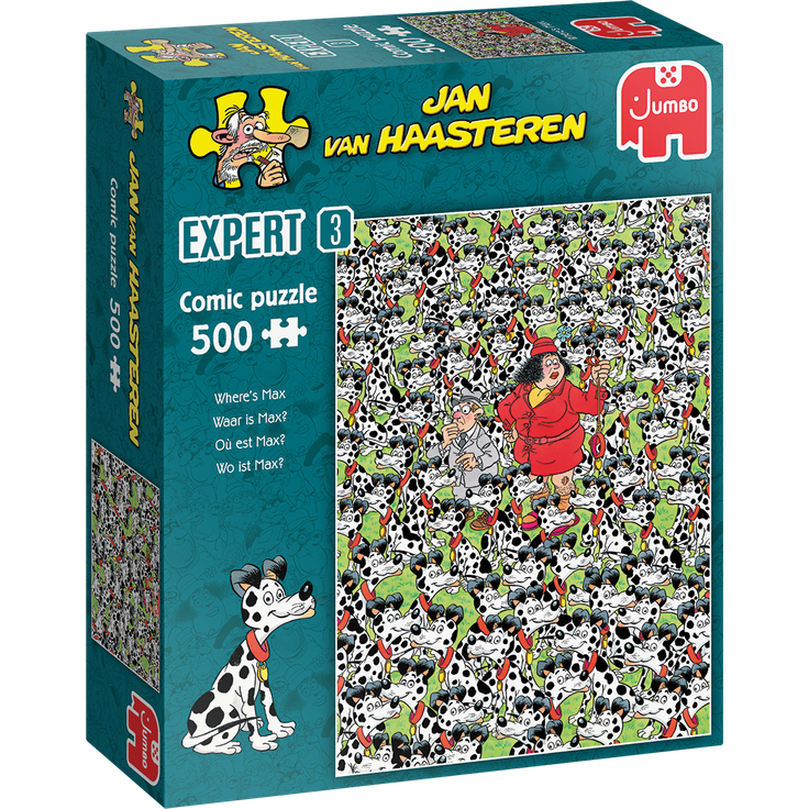 Jumbo 20091 Jan van Haasteren Wo ist Max? 500 Teile Expert 3 Puzzle