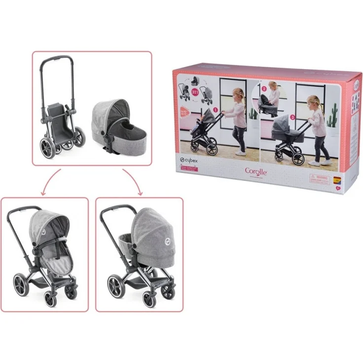 Corolle 9000140770 Mon Grand Poupon Cybex Puppenwagen/Für 36-42cm Puppen – Bild 2