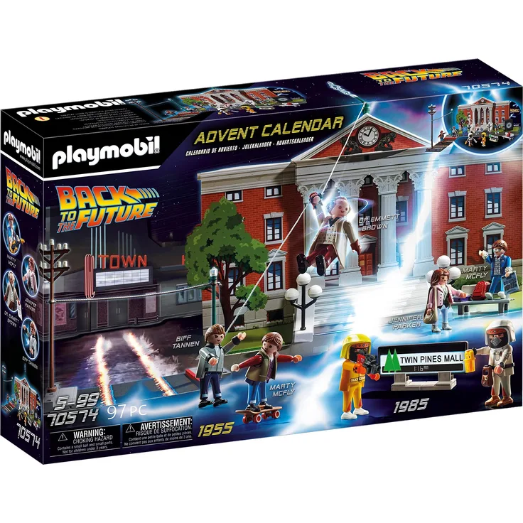 PLAYMOBIL Adventskalender 70574 'Back To The Future' 97-teilig, ab 5 Jahren