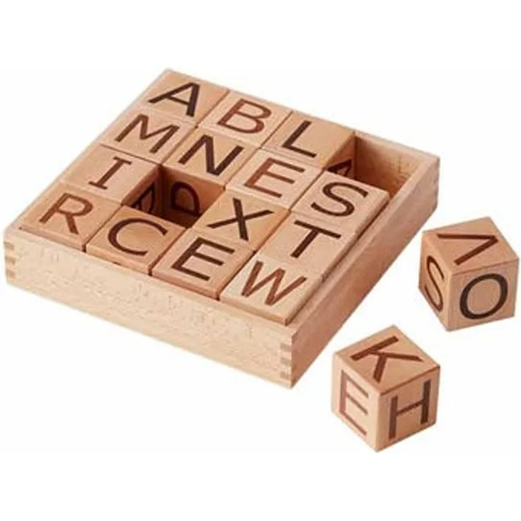 Buchstaben-Klötze NEO aus Holz | Kid's Concept