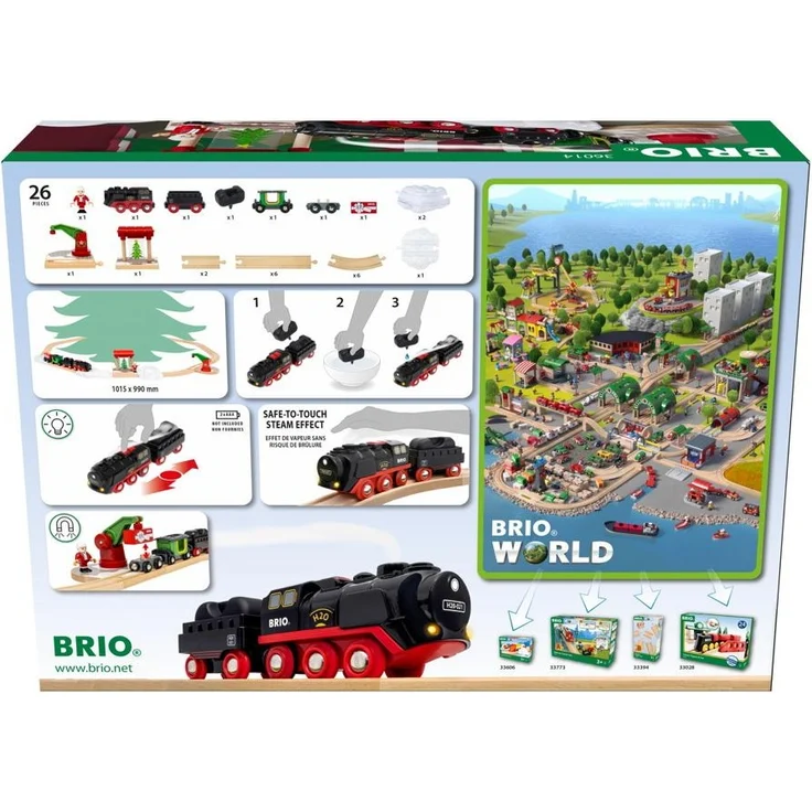 BRIO - Weihnachts-Dampfzug-Set – Bild 3