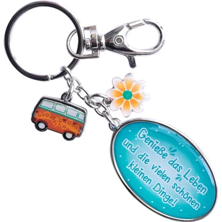 Taschenanhänger „Genieße das Leben“