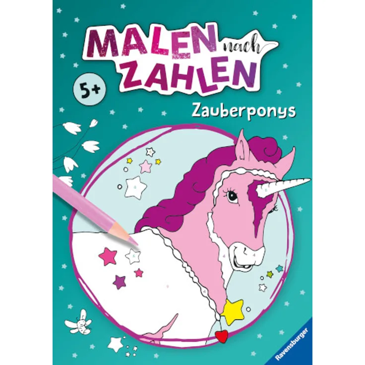 Ravensburger 41710 Malen nach Zahlen: Zauberponys - F20