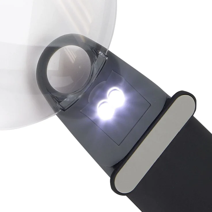 Carson FH-25 FreeHand Lupe mit abknickbarem Griff = Fuß - Preisvergleich – Bild 2