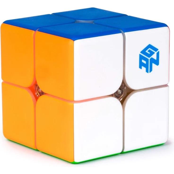 GAN 249 v2, 2x2 Speedcube Gans Mini Würfel Puzzle Spielzeug 2x2x2 Zauberwürfel 49mm (Stickerlos) – Bild 1