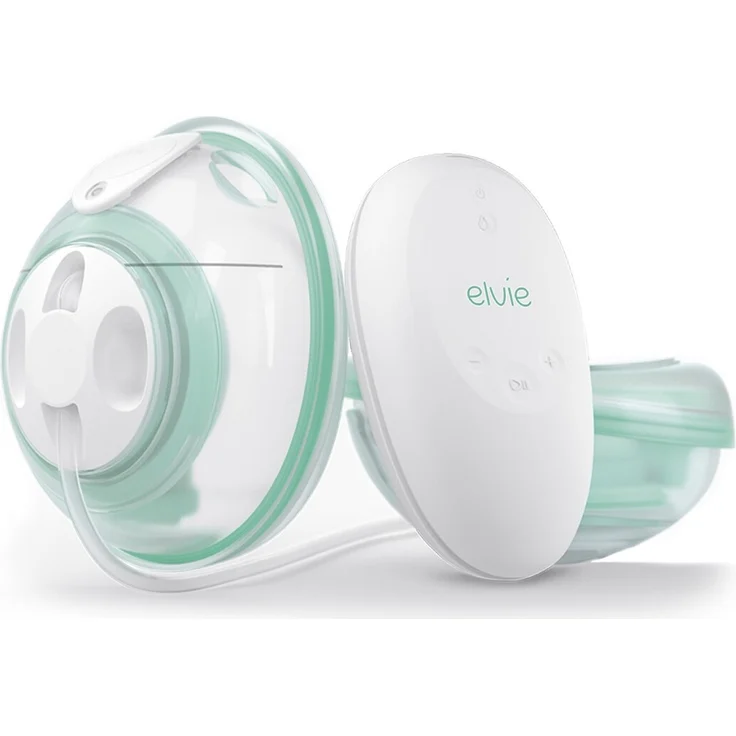 Elvie Stride Doppelte Elektrische Milchpumpe Weiß – Bild 5