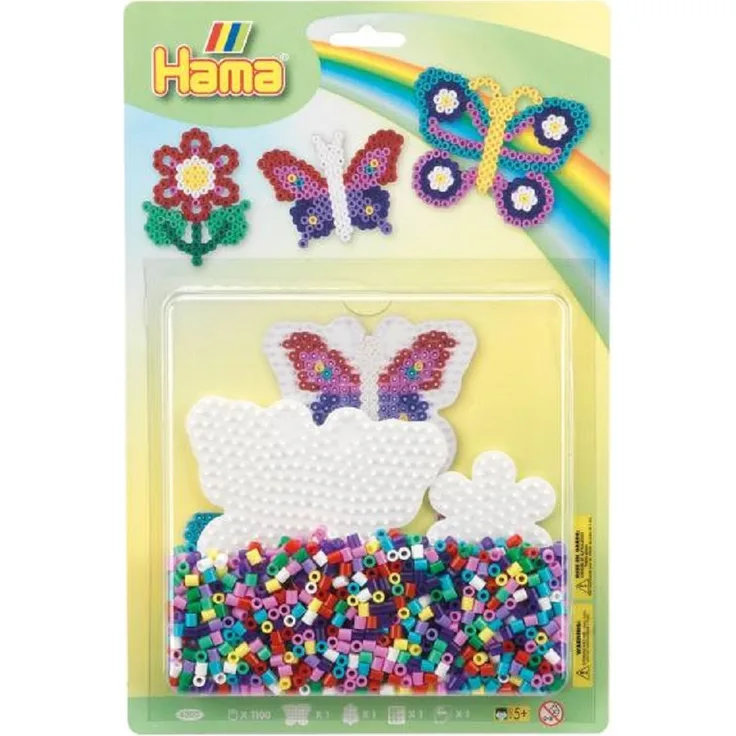 Bügelperlen Schmetterling