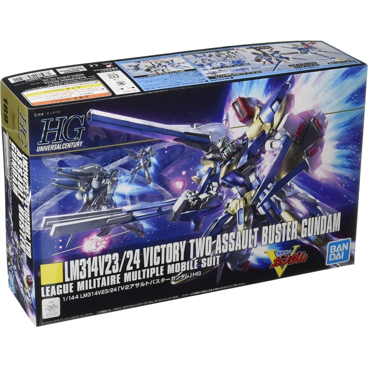 Bandai Gundam – HGUC 1/144 V2 Assault Buster Gundam – Modellbausatz