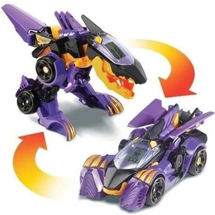 VTech Switch & Go Dinosaurier-Auto/Dinosaurier, 80-195205, mehrfarbig, Französische version