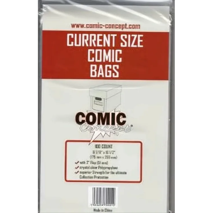 Comic Concept Comic Bags Current Size (100 ct. )