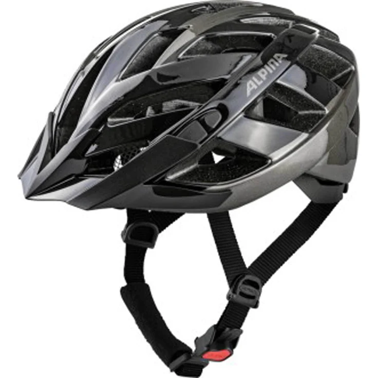 Alpina Panoma 2. 0 Black - Anthracite, Größe 52 - 57 cm - Fahrradhelm, Farbe Schwarz – Bild 2