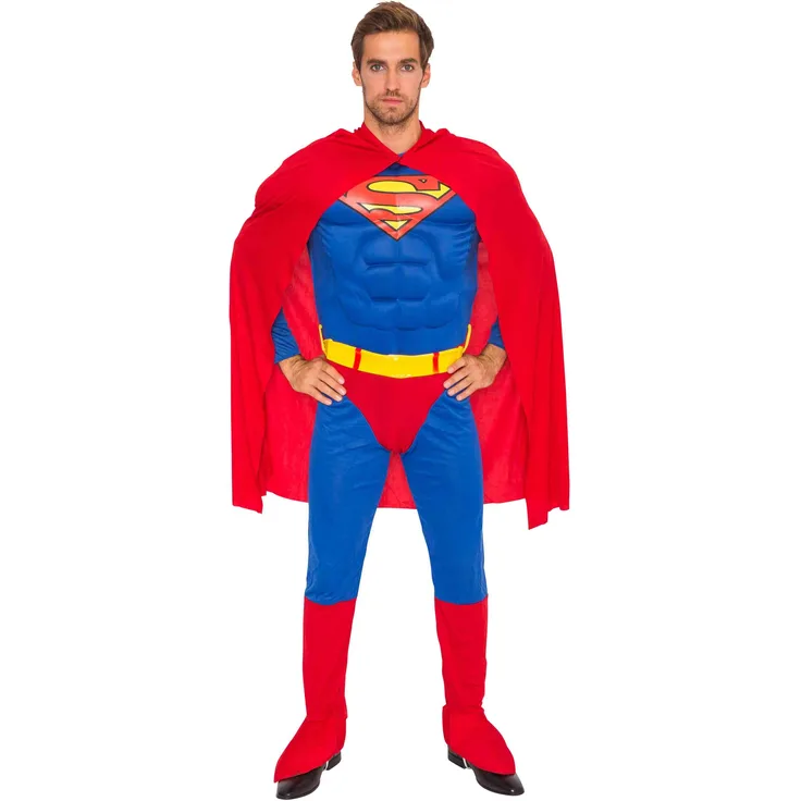 Deiters Superman Erwachsene 4-tlg. Größe S