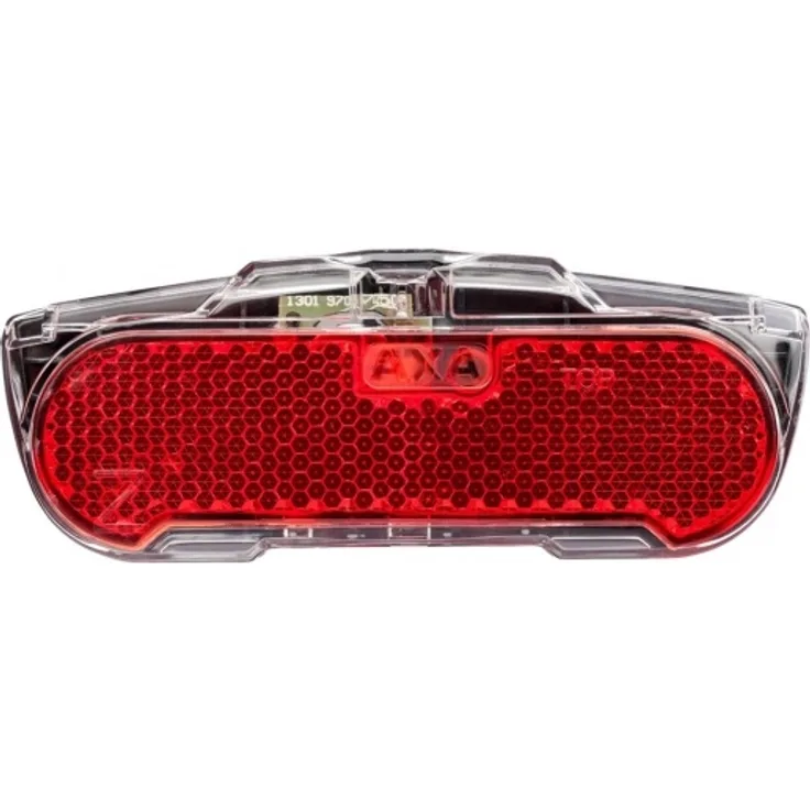 Axa Dynamo-Rücklicht Slim Steady 80mm für Gepäckträger schwarz-transparent StVZO