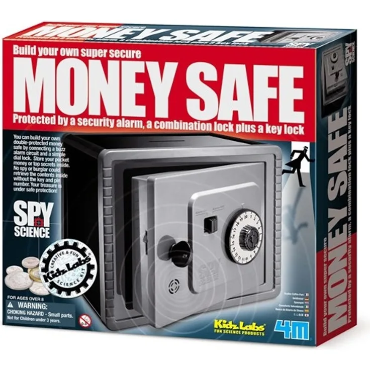 4M Kidz Labs/Buzz Alarm Geldsafe