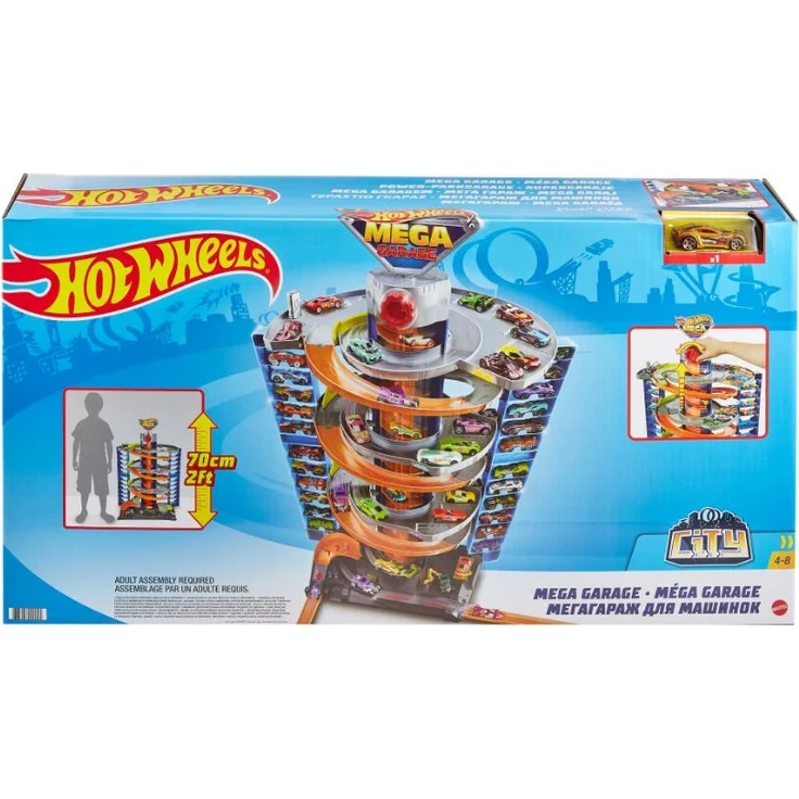 spielset mega garage junior 70 cm 1:64 2-teilig – Bild 2