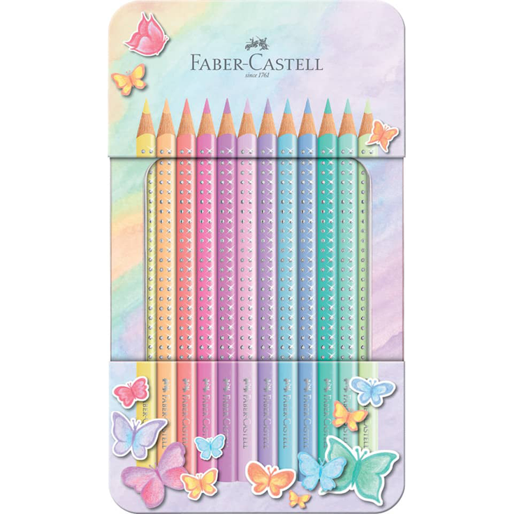 Faber Geschenkset Sparkle Pastell Metaletui sortiert