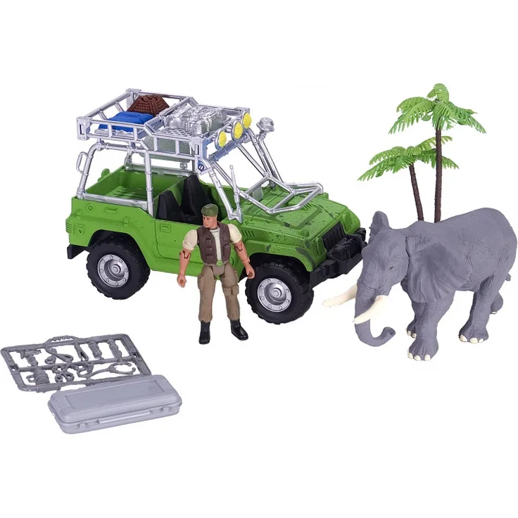 Wild Republic spielset Safari Jungen grün/grau 6-teilig
