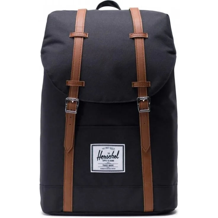 Herschel Retreat Nylonrucksack Black/Tan