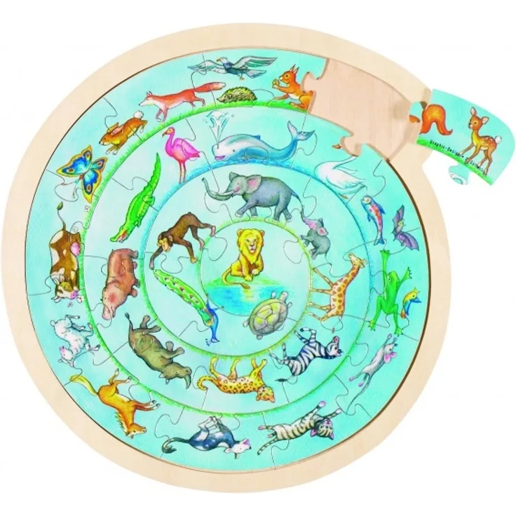 Puzzle: Tiere Circle 27-Piece