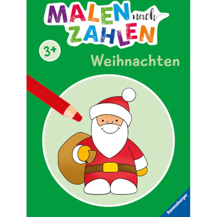 Malen nach Zahlen ab 3 Jahren - Weihnachten für kleine Künstler