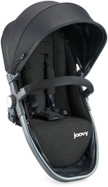Joovy 9077 Qool Second Seat – Black Melange, Schwarz