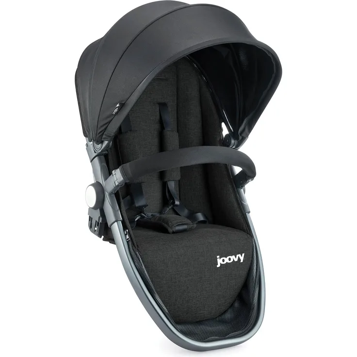 Joovy 9077 Qool Second Seat - Black Melange, Schwarz