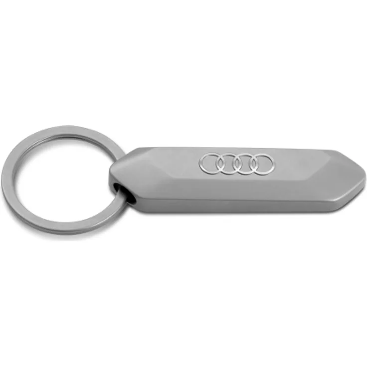 Audi Schlüsselanhänger Edelstahl, silber