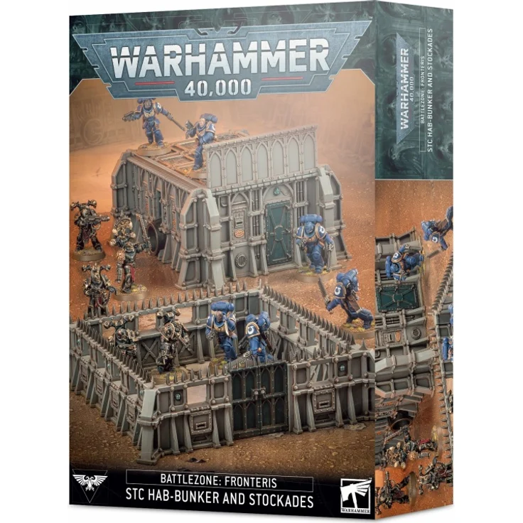 Warhammer 40,000 Stk-habitatbunker Und Palisade 64-55