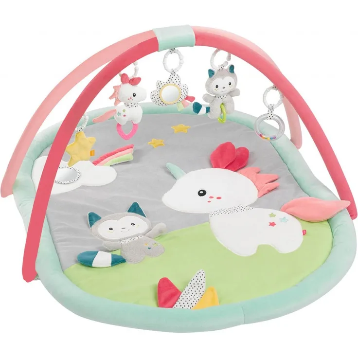 Fehn 'Aiko & Yuki' 3D-Activity-Krabbeldecke inkl. Spielbogen