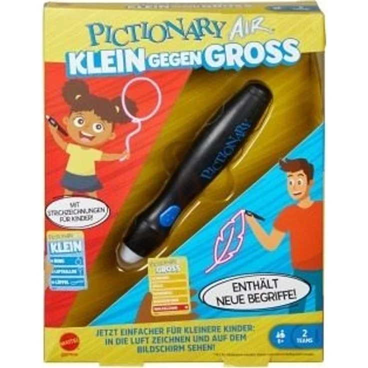 Mattel - Mattel Games - Pictionary Air Klein gegen Groß – Bild 2