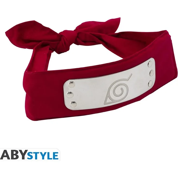 Naruto Stirnband Bandana Red Konoha