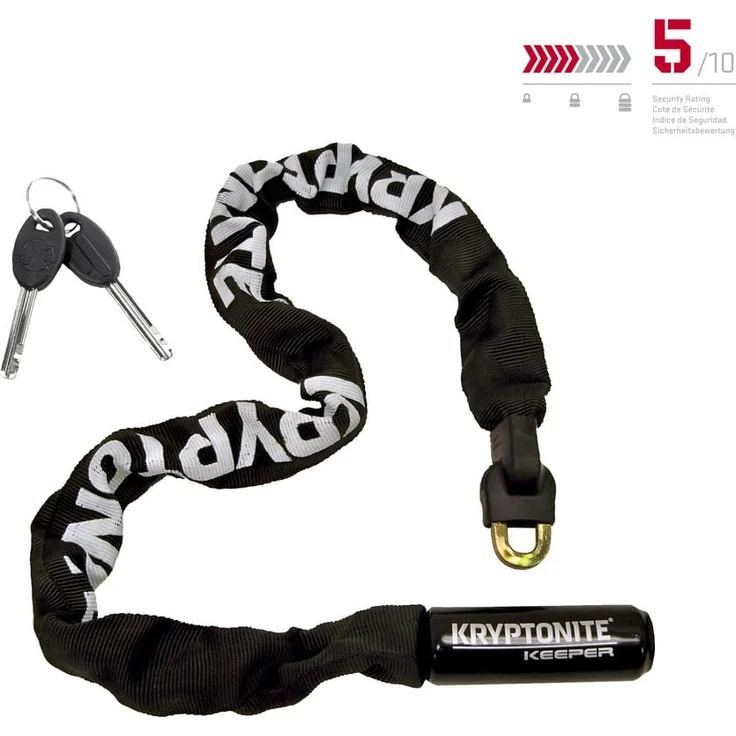 Kryptonite Keeper 785 Integrated Kettenschloss - schwarz. – Bild 1