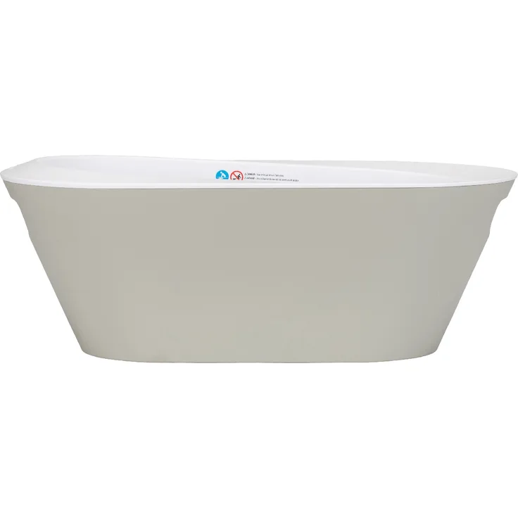 We-Too 4-tlg. Badewannenset Weiß / Olive grey