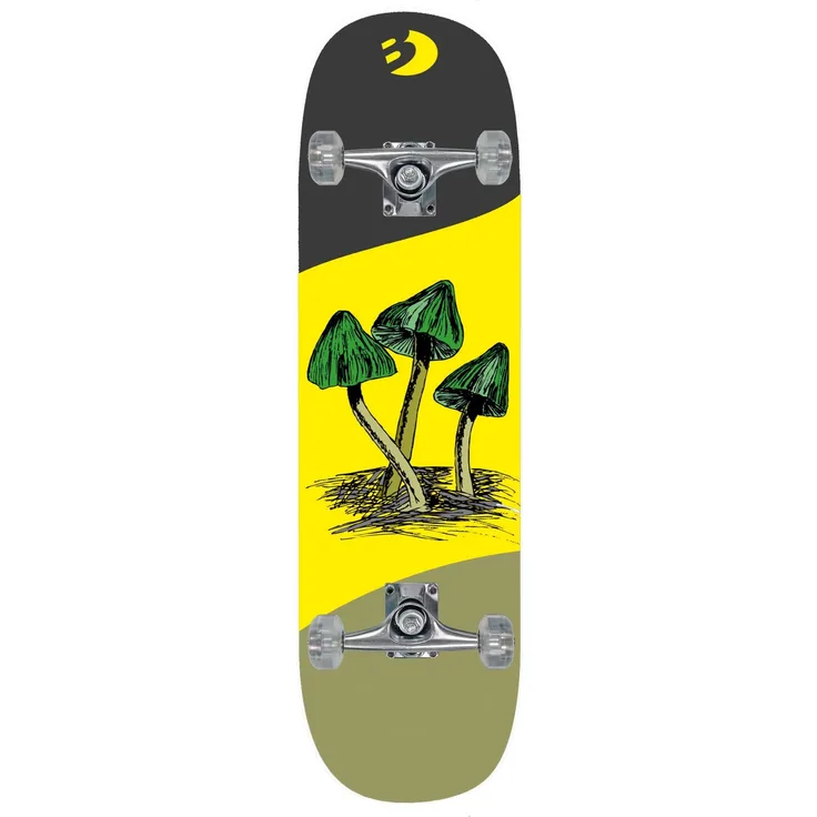 Best Sporting Skateboard Arts Komplettboard, belastbar 100 kg Mushrooms