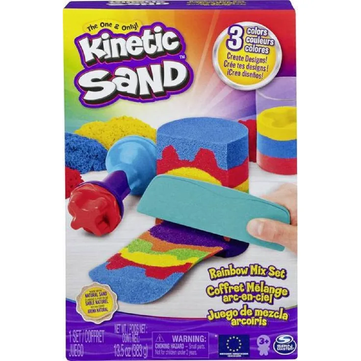 Kinetic Sand Rainbow Mix Set