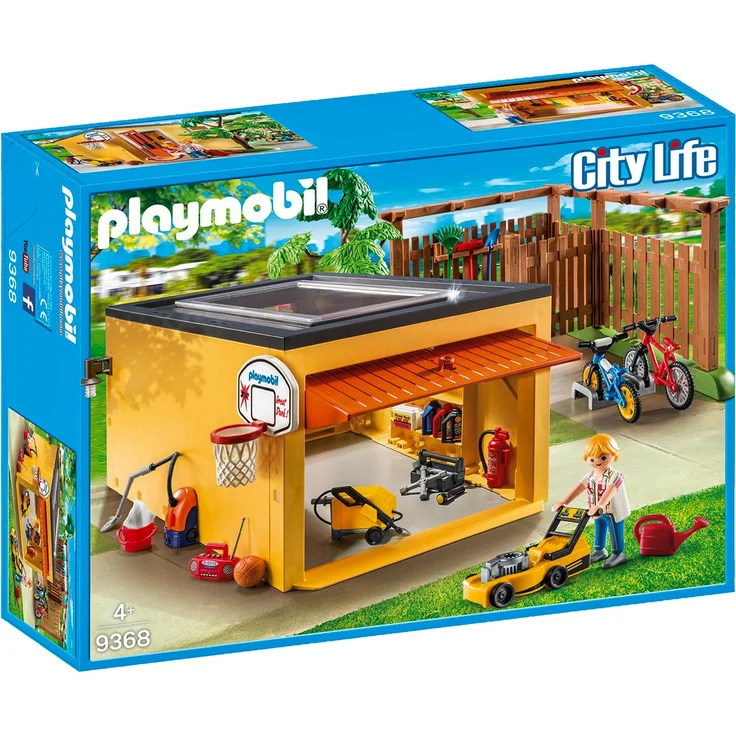 Playmobil City Life 9368 'Garage mit Fahrradstellplatz' – Bild 1