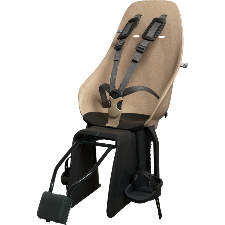 Urban Iki Fahrradsitz - BIO - Hinten - Halterung - Oishi Beige - Bincho Schwarz