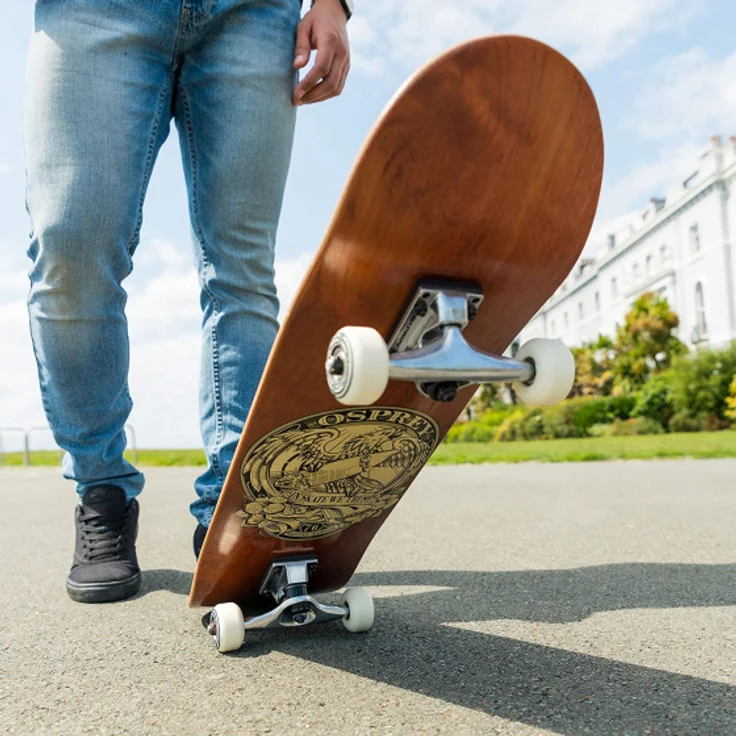 Osprey In SK8 We Trust Unisex Braun – Bild 2