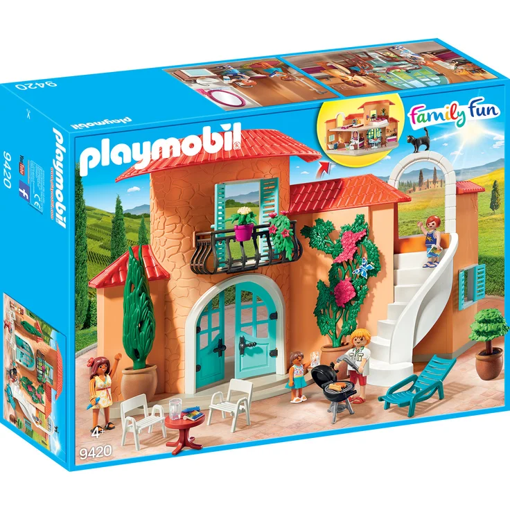 PLAYMOBIL Family Fun 9420 Sonnige Ferienvilla, Ab 4 Jahren – Bild 1