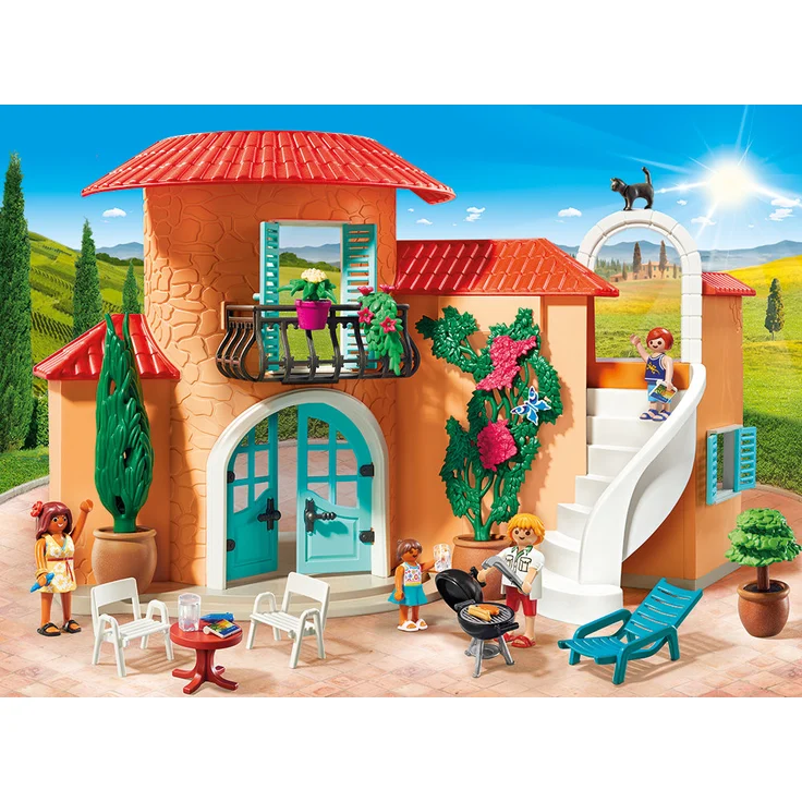 PLAYMOBIL Family Fun 9420 Sonnige Ferienvilla, Ab 4 Jahren – Bild 3