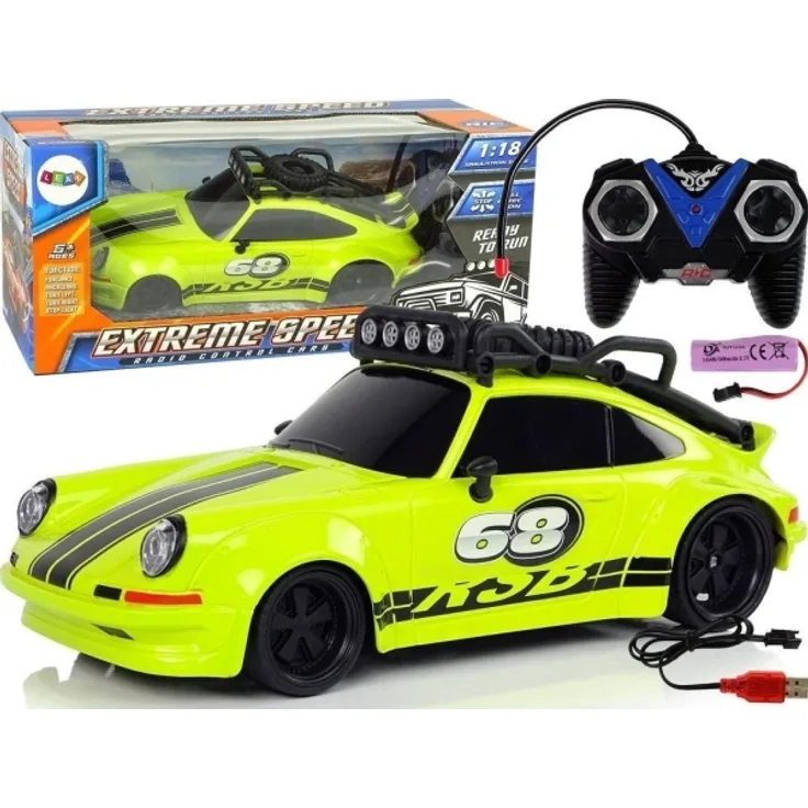 Sports car 1:18 green