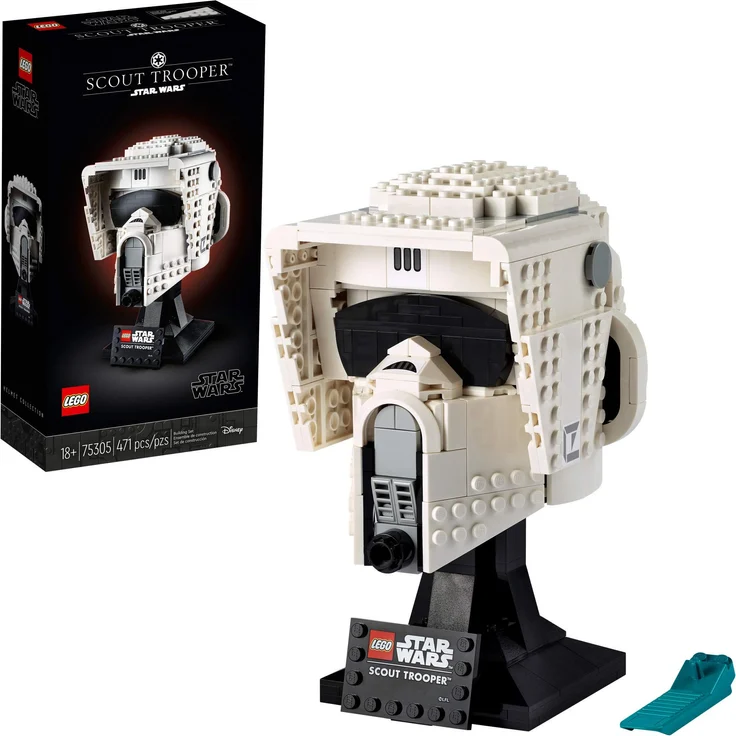 LEGO Star Wars Scout Trooper Helm 75305 Collectible Building Toy, New 2021 (471 Stück) – Bild 1