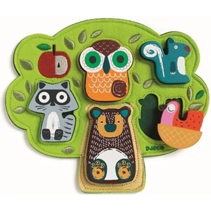 Djeco - Reliefpuzzle: Oski