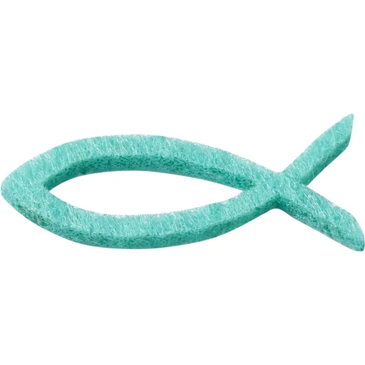 TRENDY Filzfisch 30 x 13 x 3 mm, trkis, Box 12 St.