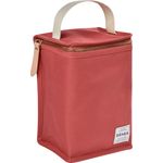 BÉABA - Isoliertasche für Babymahlzeiten - Geräumig - Aufbewahrung von Baby-Flaschen - Tasche für komplette Mahlzeiten - Zusammenlegbar - Weiches und wasserdichtes Material - Terracota